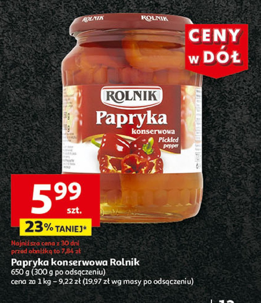 Papryka konserwowa Rolnik promocja