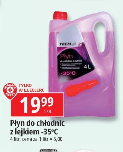 Płyn do chłodnic -35c Tech9 promocja