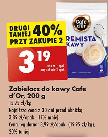 Zabielacz do kawy Cafe d'or la movida promocja