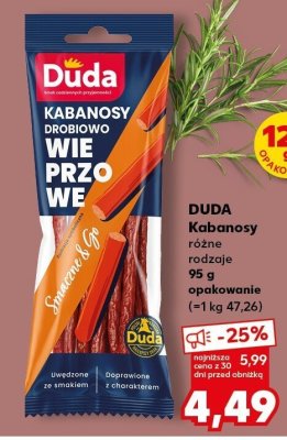 Kabanosy  różne rodzaje promocja w Kaufland
