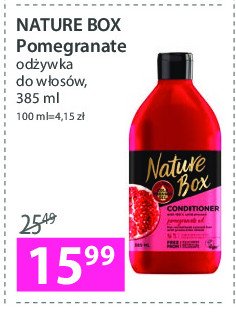 Odżywka do włosów pomegranate Nature box promocja