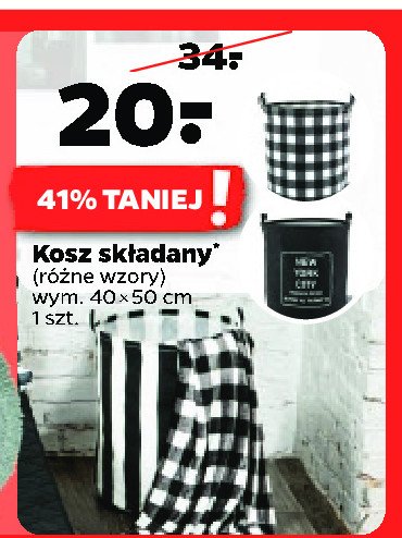 Kosz składany 40 x 50 cm promocja