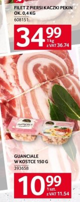 Guanciale w kostce Selgros promocja w Selgros