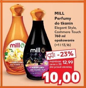 Perfumy do ubrań cashmere touch MILL promocja