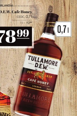 Whisky Tullamore D.E.W. Cafe Honey 0,7l promocja w POLOmarket