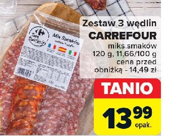 Zestaw wędlin włoskich Carrefour extra promocja