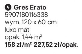 Gres Erato czarny mat Castorama promocja w Castorama