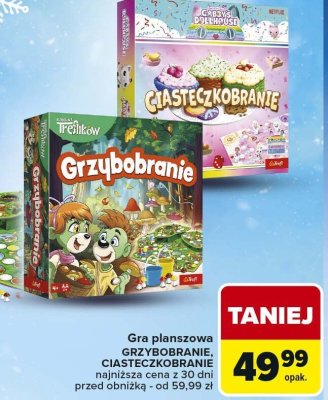 Gra planszowa GRZYBOBRANIE, CIASTECZKOBRANIE promocja w Carrefour