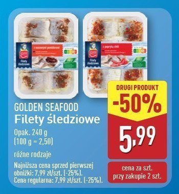 Filety śledźiowe z żurawiną Golden seafood promocja