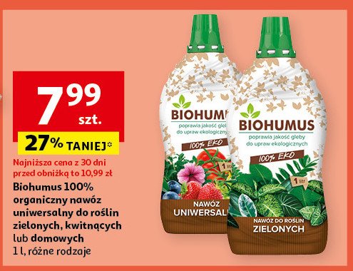 Nawóz do roślin kwitnących Biohumus promocja