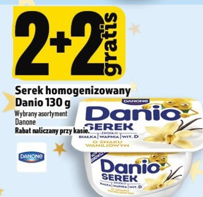 Serek homogenizowany Danio 130 g promocja w TOPAZ