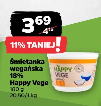 Creamo 18% Happy vege promocja