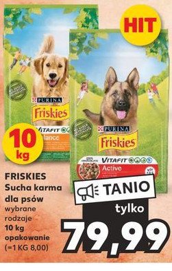 Karma dla psa Friskies active Purina friskies promocja w Kaufland