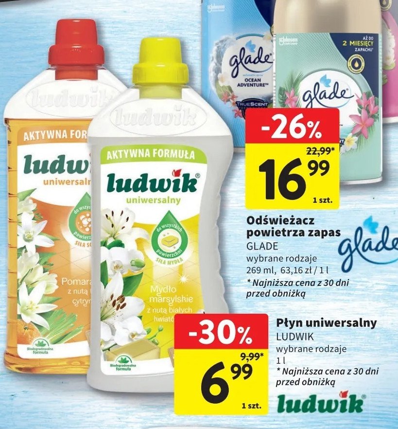 Płyn uniwersalny pomarańcza z nutą cytryny Ludwik promocja w Intermarche