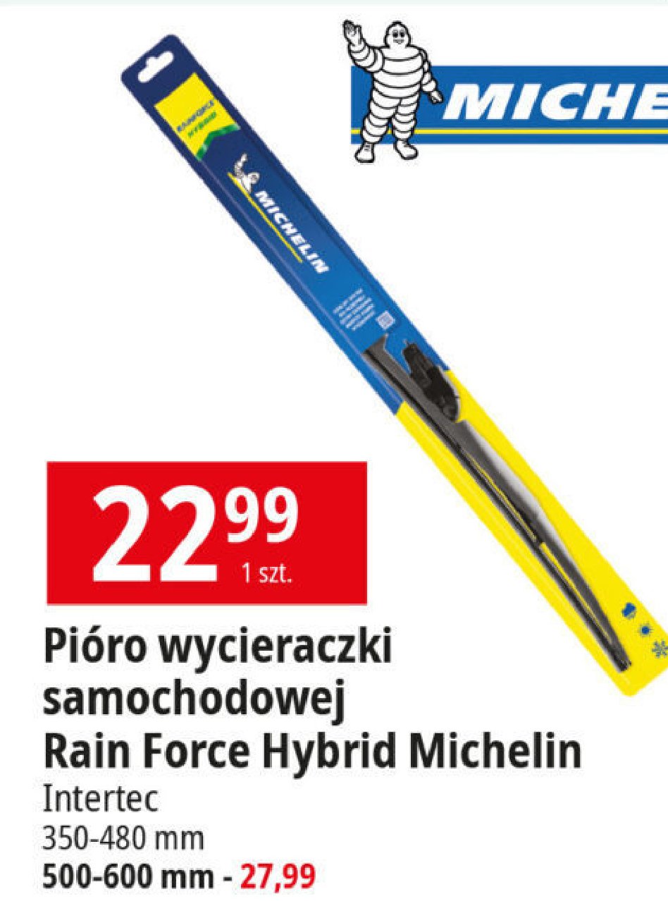 Pióro wycieraczki hybrid 350 mm Michelin promocja