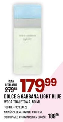 Perfumy Dolce & Gabbana Light Blue promocja w Drogerie Natura