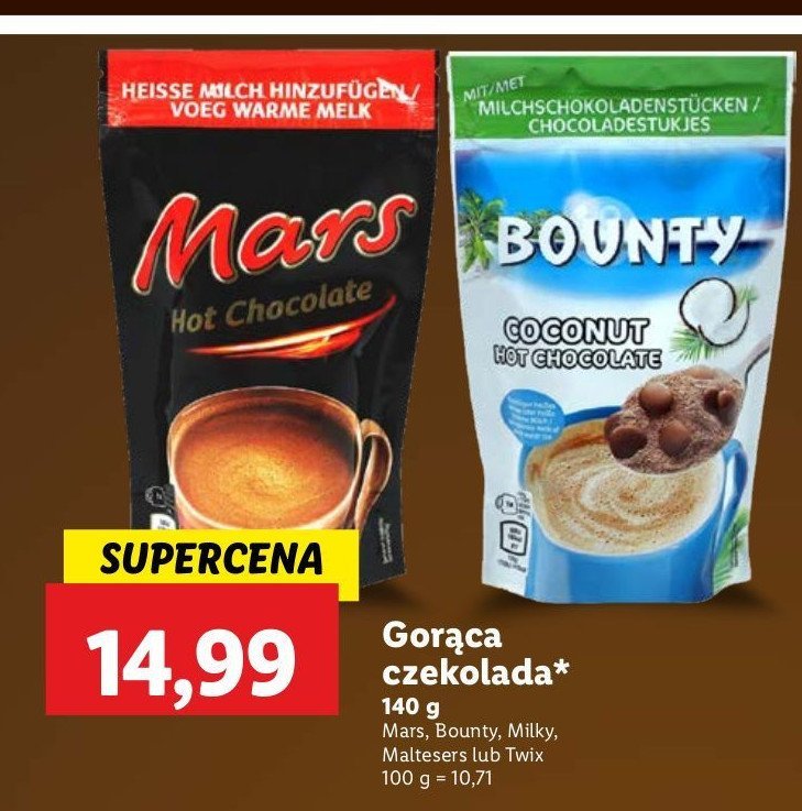 Czekolada do picia Maltesers promocja