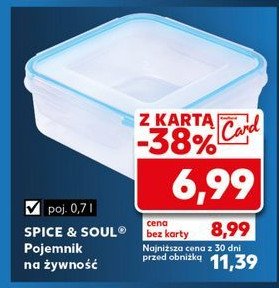 Pojemnik na żywnośc 700 ml Spice&soul promocja