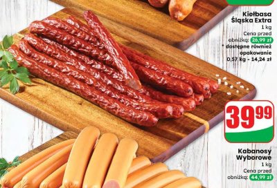 Kabanosy Wyborowe promocja w Dino