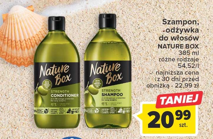 Odżywka do włosów oliwka Nature box promocja
