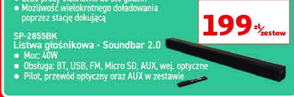 Soundbar 2.0 Vakoss promocja