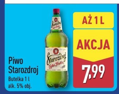 Piwo Starozdroj promocja w Aldi