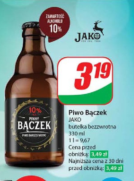 Piwo Piwny bączek promocja w Dino