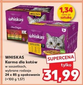 Karma dla kota drobiowe frykasy Whiskas pure delight promocja