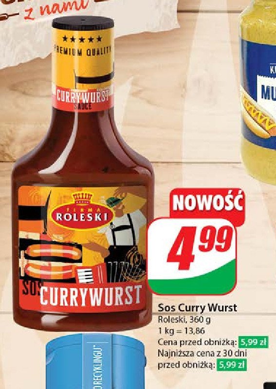 Sos currywurst Roleski promocja w Dino