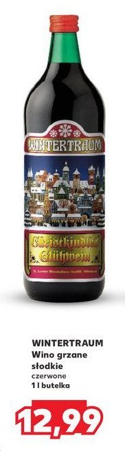 Wino Wintertraum christkindles gluhwein promocja w Kaufland