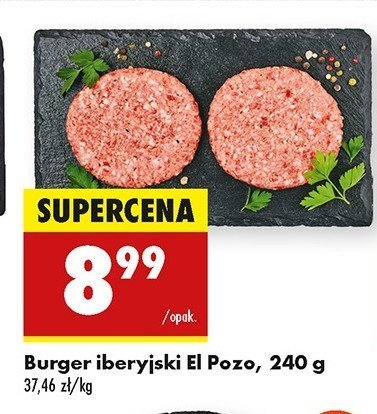 Burger iberyjski ELPOZO promocja w Biedronka