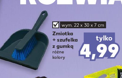 Zmiotka + szufelka z gum膮 promocja
