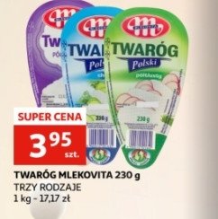 Twaróg półtłusty bez laktozy Mlekovita promocja