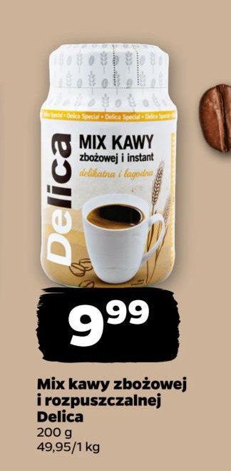 Mix kawy zbożowej i rozpuszczalnej Delica promocja