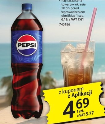 Napój Pepsi 1.5 l różne rodzaje promocja w Selgros