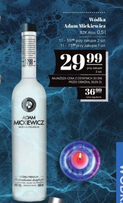 Wódka Adam Mickiewicz BZK Alco 0,5l promocja w POLOmarket