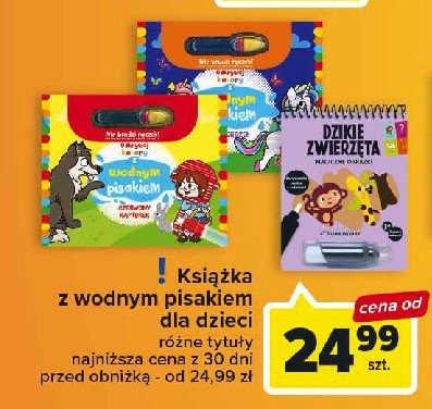Książka z wodnym pisakiem - czerwony kapturek promocja