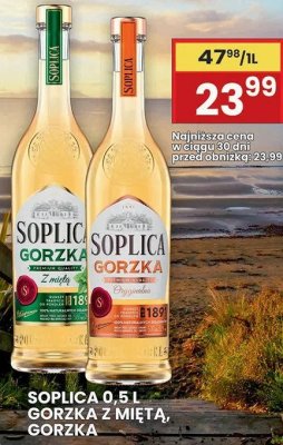 Soplica 0,5L Gorzka z Miętą, Gorzka promocja w Wafelek
