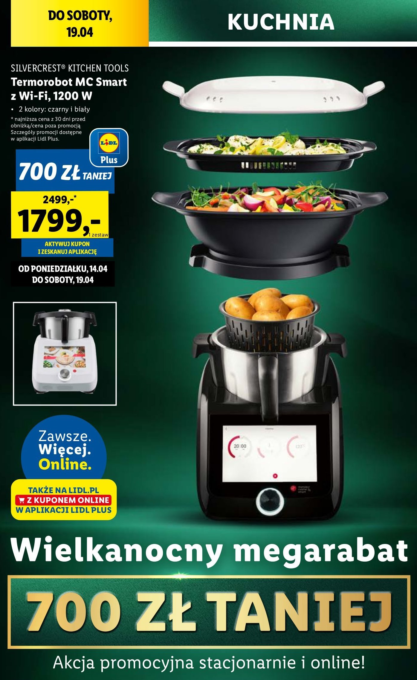Termorobot mc smart 1200 w Silvercrest promocja