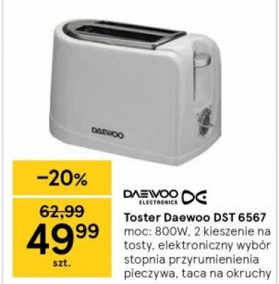 Toster dst 6567 Daewoo electronics promocja