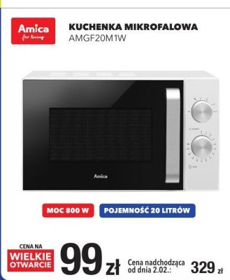 Kuchenka mikrofalowa AMGF20M1W promocja w RTV EURO AGD