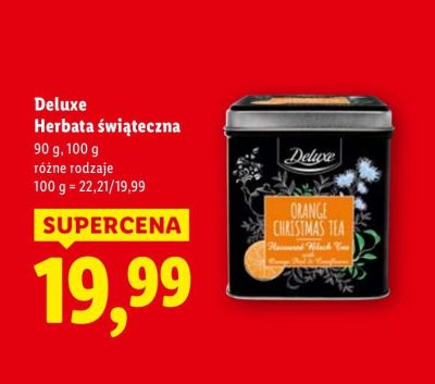 Herbata świąteczna Deluxe promocja w Lidl