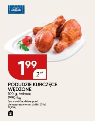 Podudzie kurczęce wędzone promocja w Chata Polska