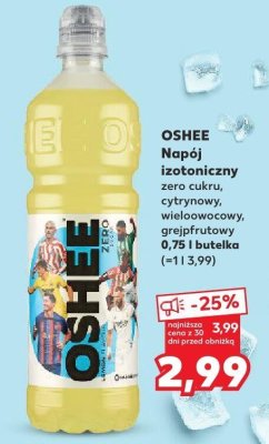 Napój OSHEE izotoniczny zero cukru różne rodzaje promocja w Kaufland