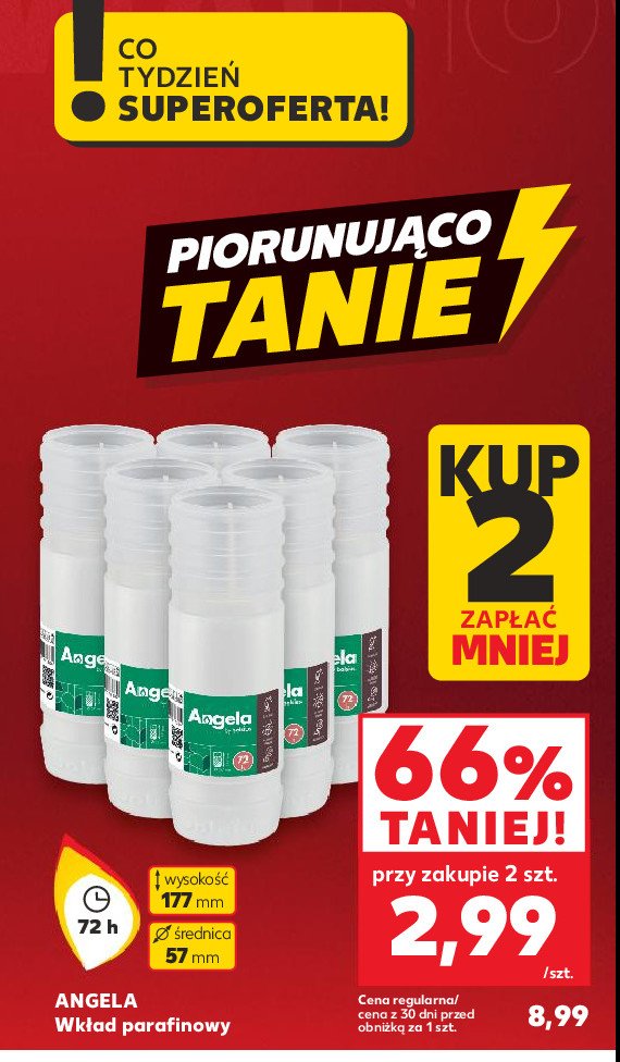 Wkład parafinowy 72 h Angela promocja w Kaufland
