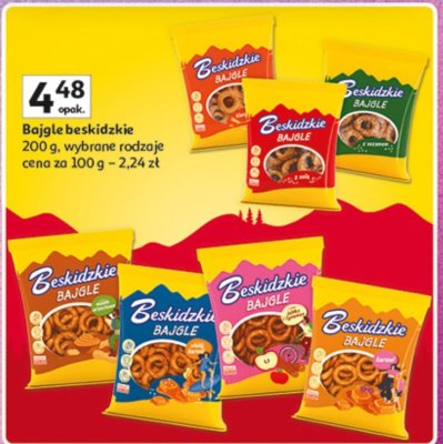 Bajgle beskidzkie 200 g wybrane rodzaje promocja w Auchan