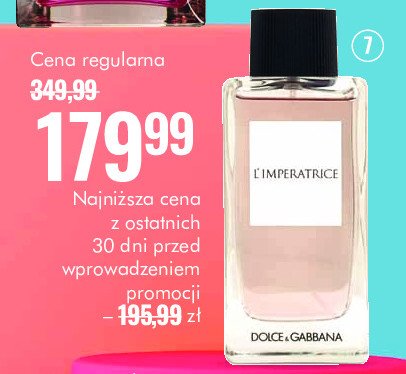 Woda toaletowa Dolce&gabbana l'imperatrice promocja