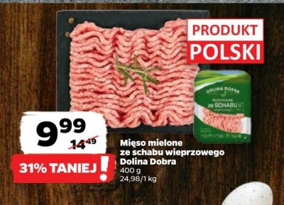 Mięso mielone ze schabu wieprzowego Dolina dobra promocja