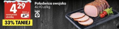 Polędwica swojska promocja w Delikatesy Centrum