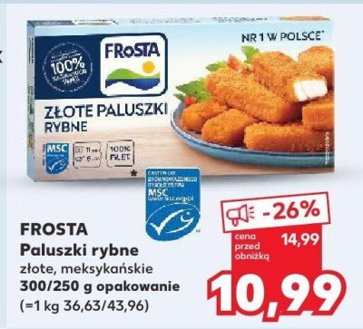 Paluszki rybne złote, meksykańskie promocja w Kaufland